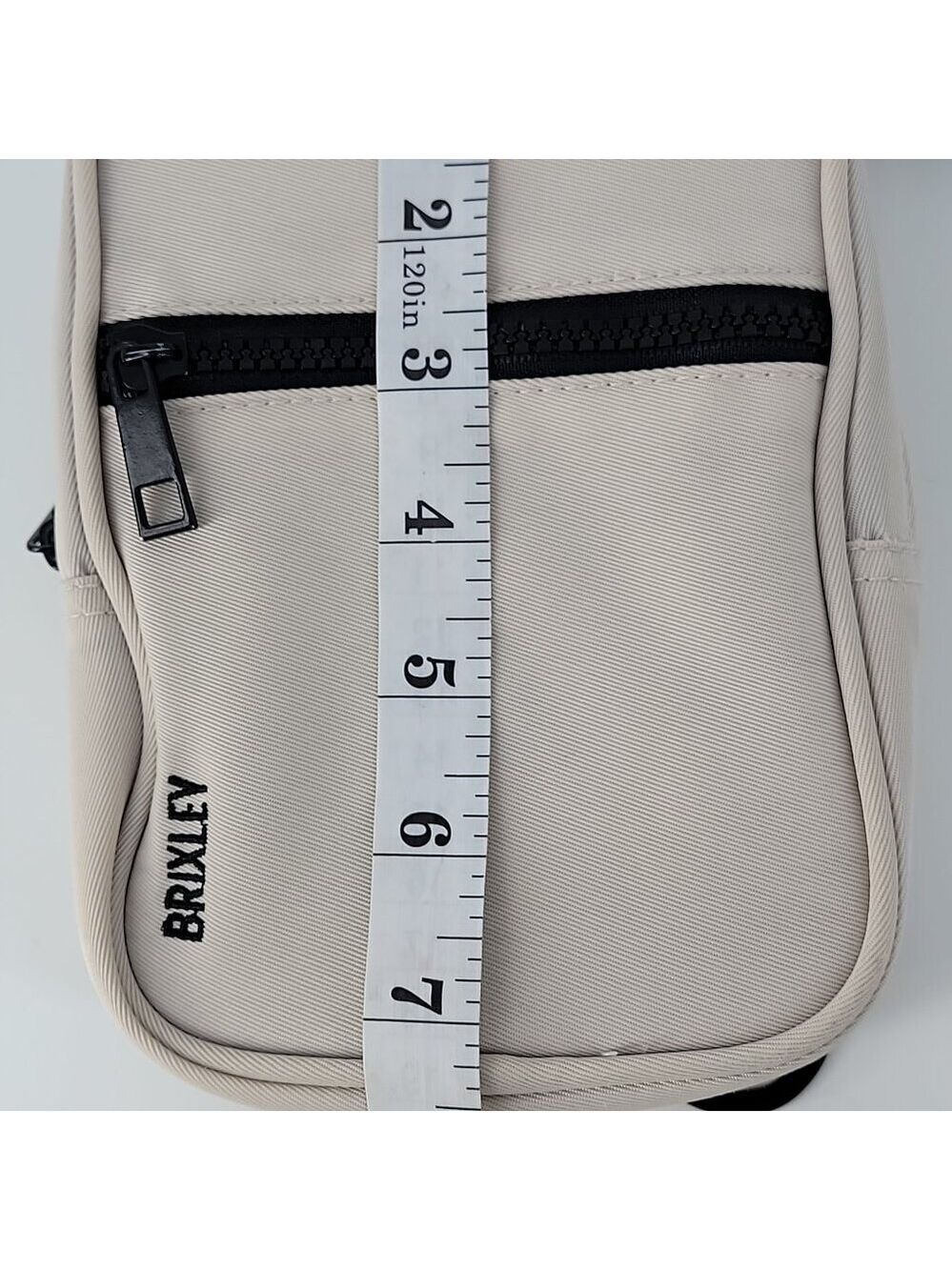 ✨ BRIXLEY Mini Crossbody Utility Tote – Cream w Black Hardware - Picture 8 of 10